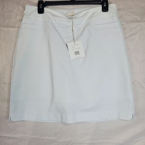 NWT Zac & Rachel White Skort Size 10